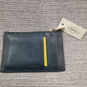 New w/ Tags Fossil Cow Hide Coin Wallet